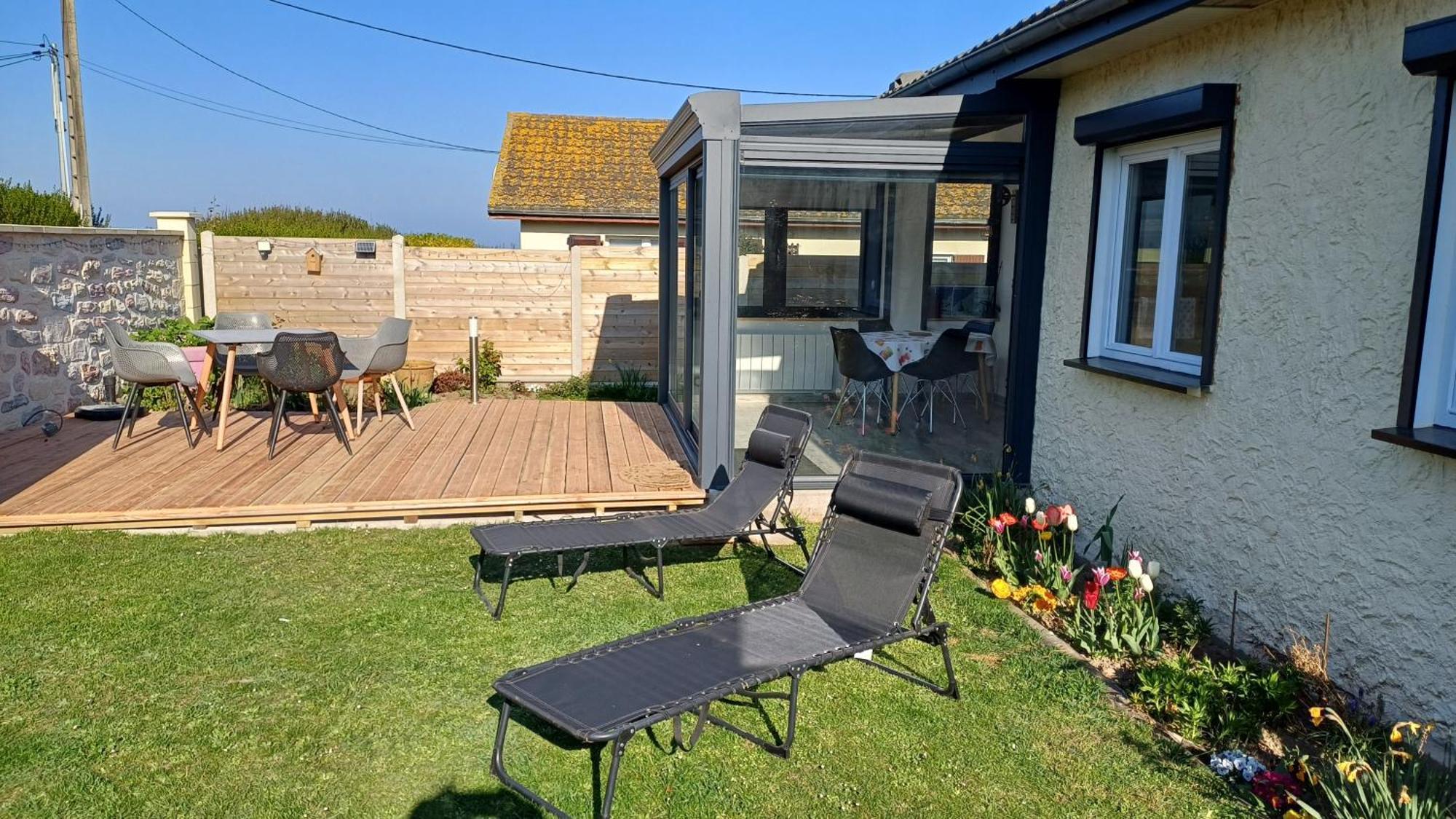 La Maison Entre Deux Plages,Vue Sur Mer Classee 4 Etoiles Criel-sur-Mer Exterior foto